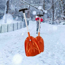 Multifunction Snow Shovel Collapsible Outdoor Car Alloy Shovel Tool Compact B9J6