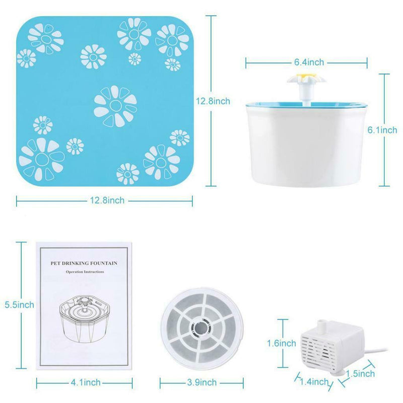 Automatic Electric Pet Cat Dog Water Drinking