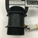 DN50 Plastic Hall Turbine Water Flow Meter Sensor 2 Inch Flow Sensor 5-250L