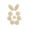 9x White Shell Key Buttons Inlays for Alto Tenor Soprano Saxophone Accessory