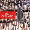 Barbecue brush, 3 in 1 barbecue grill brush cleaning brush with stainless s D3X4