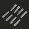 100 X Portable Clear Dustproof Plastic Anti Dust Plug Stopper For Cellphone 3.5m