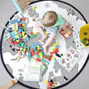 Adventure World Map Baby Play Mat Infant Home Funny Round Crawling Rug Indoor