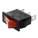 AC 16A/250V 20A/125V Red Light Illuminated On Off SPST Boat Rocker Switch x