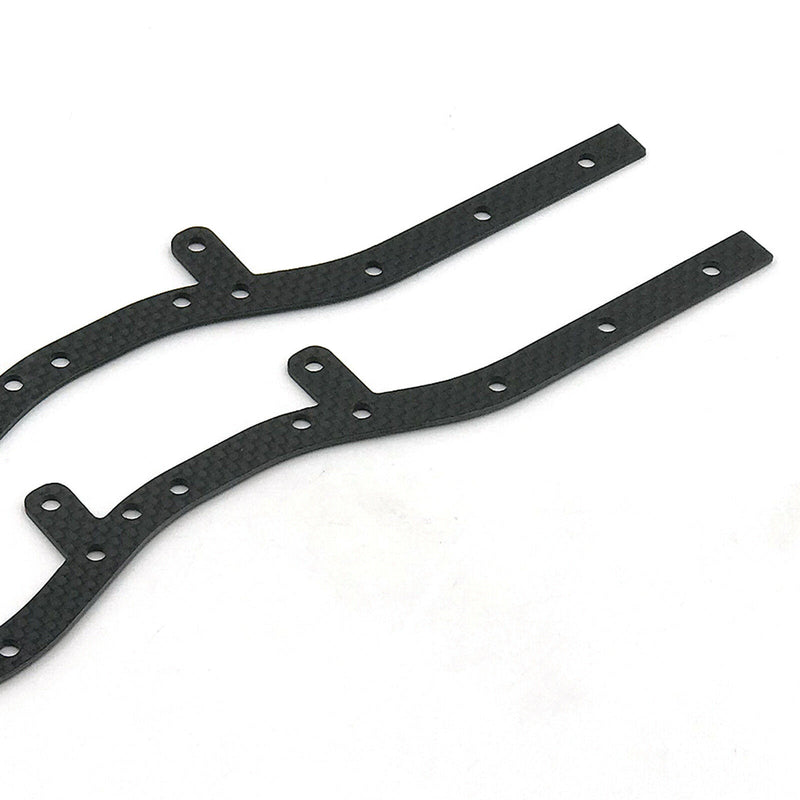 2pcs Carbon Fiber Main Frame Rails for 1:12 MN D91 99S Buggy Car Spare Parts