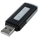 8GB USB Stick Storage Flash Drive Voice Recorder - Black
