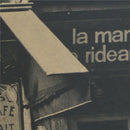 couple paris cafe kraft paper posters customer bedroom background wall stickerM&