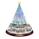 Christmas Tree Glass Showcase Waterproof Wall Crystal Window Stickers (A)