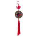 Chinese 7cm Bagua Mirror Knot Good Luck Wealth Health Pray Fengshui Pendants