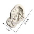 mermaid Silicone Fondant Baking Cake Cartoon Mould Sugarcraft Decorating mold LJ