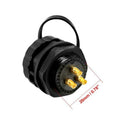 Aviation Connector 20.5mm 2P 25A 380V Watertight Male Wire Panel Power Chas