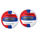 2 Pieces Soft No. 5 Volleyball Outdoor Playing Game Durable Leather Volley Balls