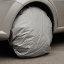 4PC Wheel Tire Tyre Waterproof Dust Proof Protector Cover fit for Auto Outdoor M
