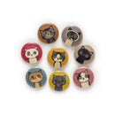 Cat Pattern Wood Buttons Sewing Scrapbooking Home Cloth Handmade Decor*50