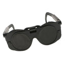 Black Welding Soldering Safety Goggles Flip Up Eye Dual Lens Protection Glasses