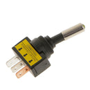 2 Pieces Car Boat 12V 20A Yellow & Red LED Rocker Toggle 3Pin SPST Switch