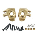 2x RC Brass Front Steering Knuckle Cup for Axial SCX10 II 90046 Replacements