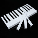 52Pcs New Piano Keytops White Plastic Keytops Kit + Fronts Replacement Key hv2n