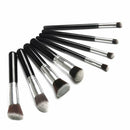 8pcs Facial Makeup Brush Powder Foudation Eyebrow Lip Eyeliner Brush Tool