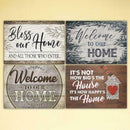4 Pack Bless Our Home DIY 5D Diamond Painting Full Drill Cross Stitch Decor