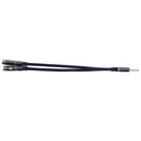 3.5mm Stereo Audio Male to 2 Female Headphone Mic Y Splitter Cable Adapter