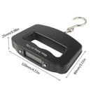 Portable Mini Digital Hand Held 50kg/10g Fish Hook Hanging Luggage Scale