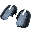 Carbon Fiber ABS Car Side Door Rearview Mirror Cover Trim Moldings for Mits