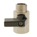 Female x Male-3/8 NPT Full Port Brass Ball Valve Shut Off Switch Sand Blast