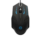1X(Lightweight Gaming Mouse 3 Buttons Optical Mouse Usb Wired Game Mice For