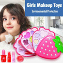Princess Lips Pigment Cosmetic Pretend Play Toys Girls Manicure Makeup Kit