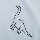 dinosaur Women tshirt Casual Cotton Hipster Funny t shirt For Lady,white M