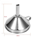 Stainless Steel Kitchen Funnel with Detachable Filter for Transporting Liqu O2Q2