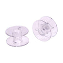 50pcs Universal Plastic Transparent Empty Bobbins Spool for Sewing Machine