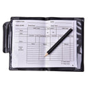 Soccer Referee Red Yellow Card Record Referee Tool Leather Case Pen Notebook BX