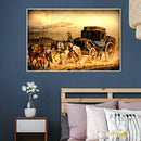 1000pcs DIY Jigsaw Paper Puzzle Carriage Cart Picture Toys Room Decoration