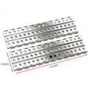 6x Aluminum RC Anti-Skid Board For TRX4 SCX10 90046 1/10 RC Rock Crawler