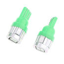 2pcs T10 6-SMD 5630 LED Bulb Wedge Light for Car Motorcycle Boat Green