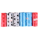 6pcs Dog Pet Poop Carrier Bag Biodegradable Garbage Bags Clean-up Bag