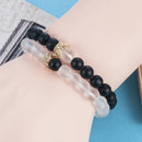 2X Charm King Queen Crown Couple Bracelets His And Her Friendship Beads Bracelet