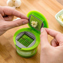 Kitchen Pressing Vegetable Onion Garlic Food Slicer Chopper Cutter Peeler Dic OZ