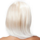Short Straight Hair Wig Lady Fashion Realistic Natural High Temperature Sil