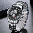 Nary Men Watches Quartz Black Analog Watch Men Casual Leather Business Wate