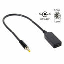 1X(Usb 3.1 Type C Usb-C Dc 20V 4.0 1.7Mm Power Plug Pd Emulator Trigger Cha