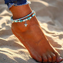 Boho Ankle Bracelet Women Fashion Bead Adjustable Beach Anklet Gift Shell Chain