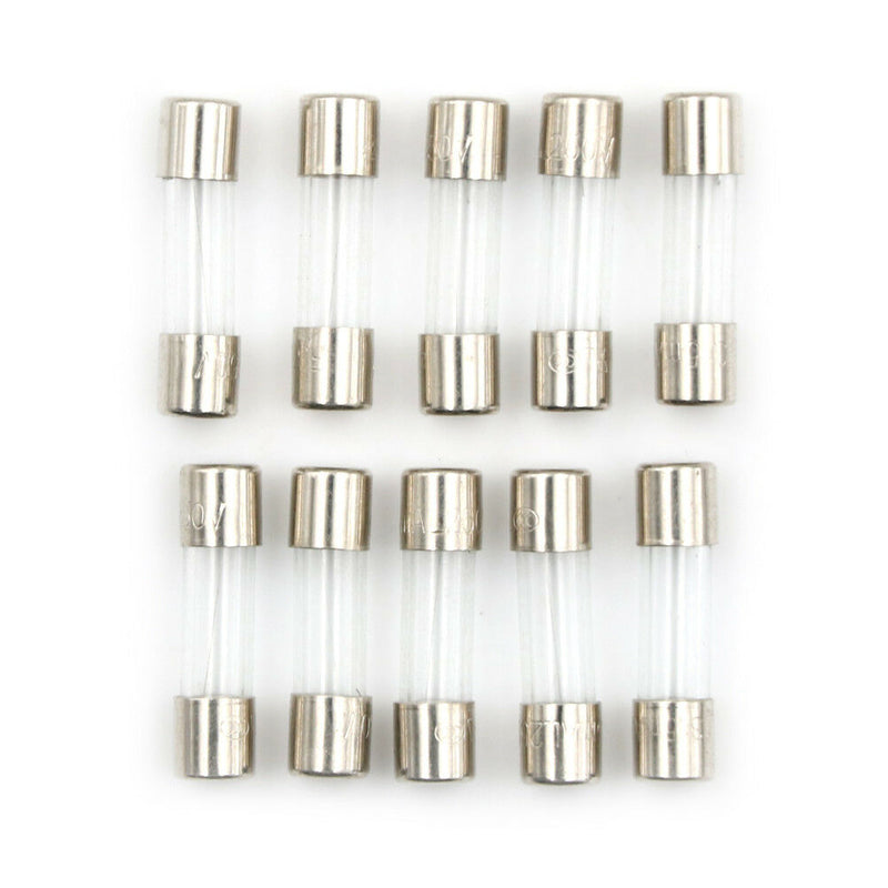 10PCS Glass Tube Fuse 5 x 20mm F315mA 315mA F0.315A 250V Fast Blow B Gn