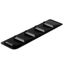 Universal Car Hood Vent Air Intake Louver Cooling Panel Trim Set Matte-Black