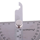 Stainless Steel 180 Protractor Angle Finder Arm Measuring Ruler 200mmx90mm