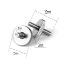 2Pcs Mandolin Guitar Bridge Posts Height Adjustment Screws