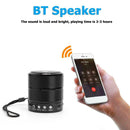 WS-887 Mini Bluetooth Subwoofer Bass Speaker MP3 Player FM Radio (Black)