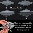 Clear Acrylic Lightsaber Display Stand Desktop Horizontal Bracket No Install